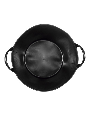 Capazo asa plástico negro / BKTBP