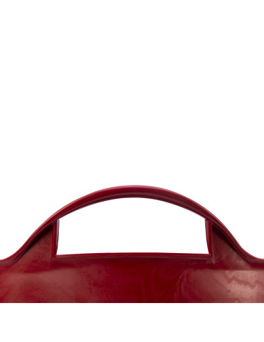 Capazo asa plástico rojo / BKTRP