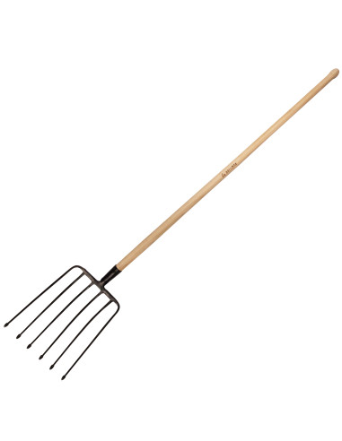 Horca forjada de 6 púas para trabajar...