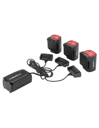 Cargador de tres vías para batería de...