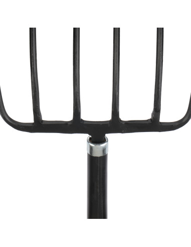 Horca forjada de 6 púas para recoger...