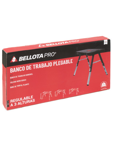 Banco de trabajo plegable y regulable...