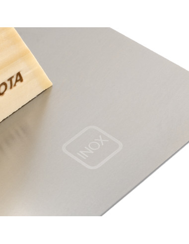 Llana recta inoxidable y afilada con...