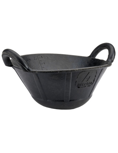 Cubo de caucho spart 9 litros negro /...