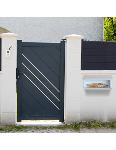 PANERA BLANCA CERRADURA POMO