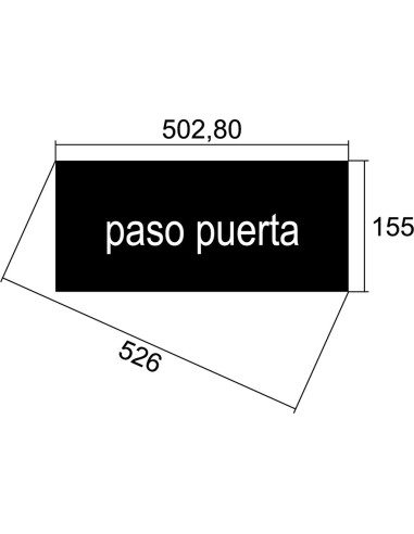 PANERA BLANCA CERRADURA POMO