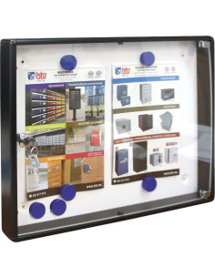 TABLÓN ANUNCIOS DISEÑO H NEGRO