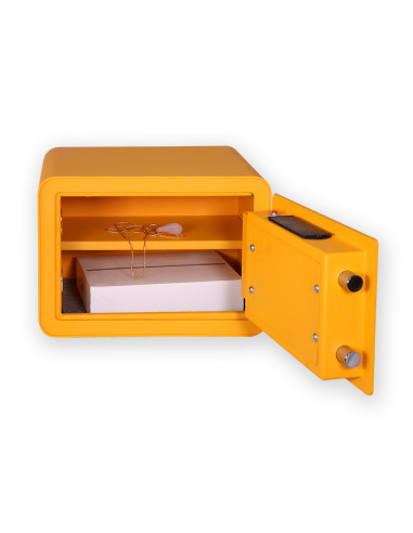 CAJA FUERTE VINTAGE NARANJA