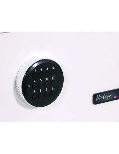 CAJA FUERTE VINTAGE BLANCA