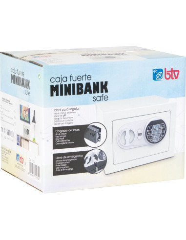 CAJA FUERTE MINIBANK BLANCA