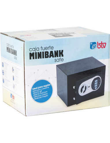 CAJA FUERTE MINIBANK NEGRA