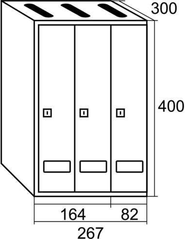 BUZON PRISMA BRONCE G3