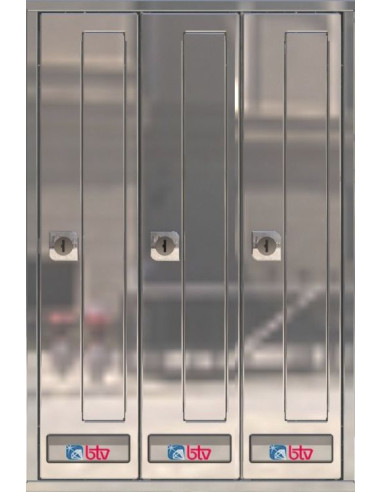 BUZÓN PRISMA FRONTAL TODO ACERO...