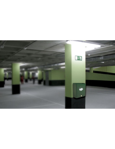 PAPELERA-1 GARAJE VERDE