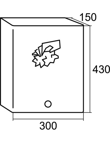 PAPELERA-1 GARAJE VERDE