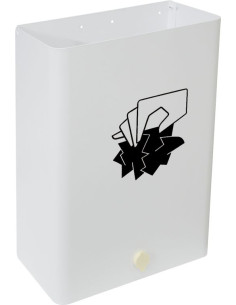 PAPELERA-14 GARAJE BLANCA