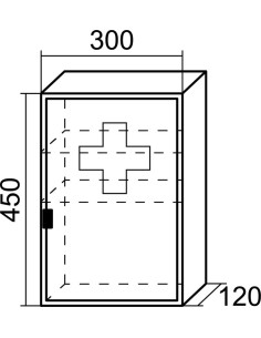 BOTIQUÍN GLASS VERTICAL 2