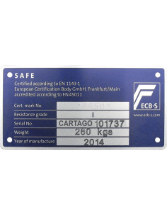 CAJA FUERTE CARTAGO 125-E 2