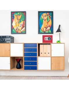 CAJA FUERTE MINIBANK ROJA