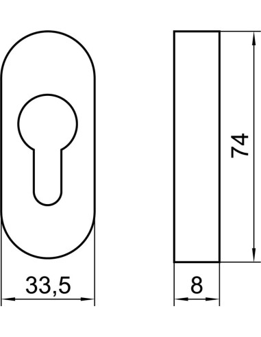 ESCUDO ACERO INOXIDABLE 8 mm ESPESOR...