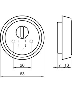 ESCUDO CIRCULAR ZAMAC SATIN... 2