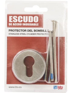 ESCUDO CIRCULAR LATÓN DORADO 2