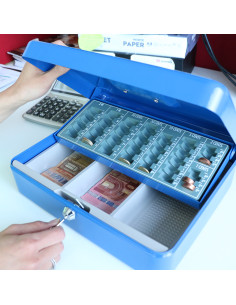 CAJA CAUDALES-14 AZUL