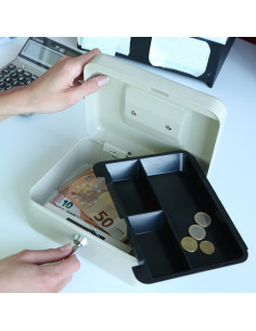 CAJA CAUDALES-12 BEIGE