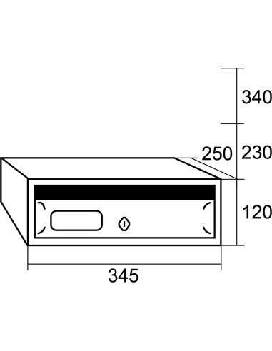 BUZÓN SEVILLA PUERTA ACERO INOXIDABLE G2