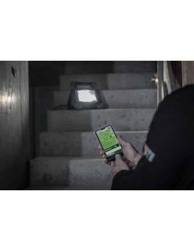 Foco LED portátil TORAN con Bluetooth...