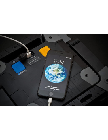 Foco LED portátil TORAN con Bluetooth...