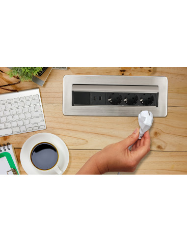 Regleta de mesa integrable Indesk...