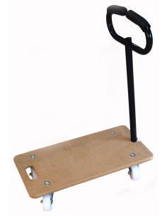 Plataforma con ruedas y...