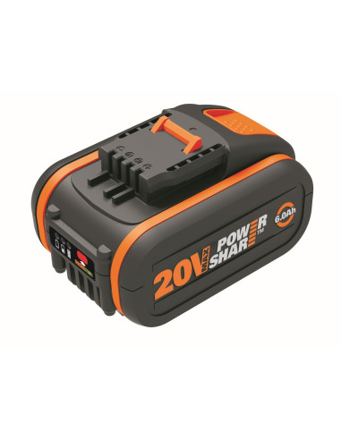Worx WA3641 - Batería 20V 6Ah POWERSHARE