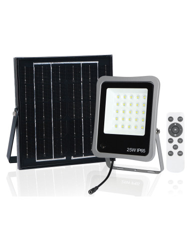 FOCO SOLAR 25 W CON MANDO A DISTANCIA