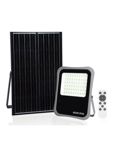 FOCO SOLAR 400 W CON MANDO A DISTANCIA