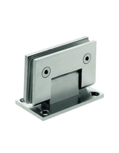 Bisagras para puertas de vidrio.