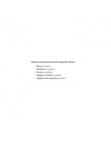 Juego de la rana de ferreteria con...