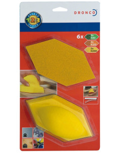 Set de lijadora hexagonal...