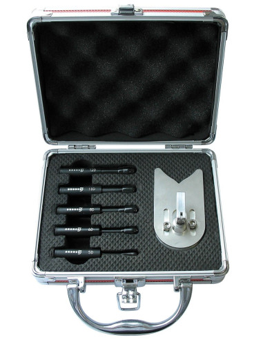 Juego 5 brocas en maletín aluminio...