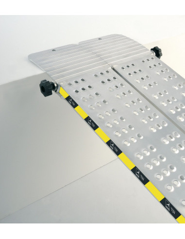 Rampa de carga de aluminio fija