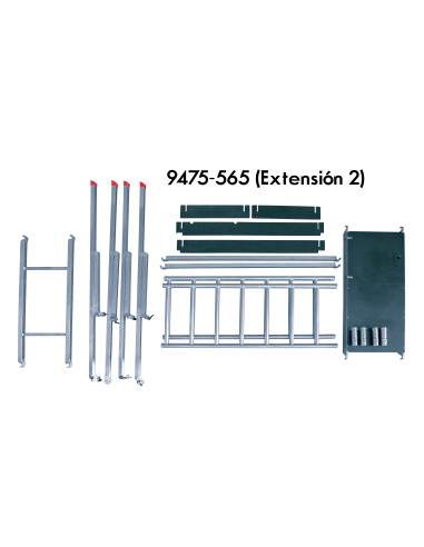 Andamio EN1004 de aluminio tubular...