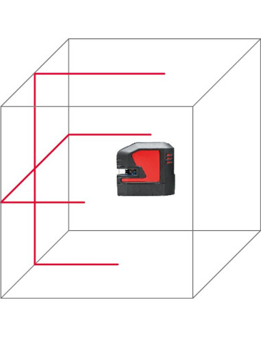 Nivel láser de líneas Lino L2s con pilas