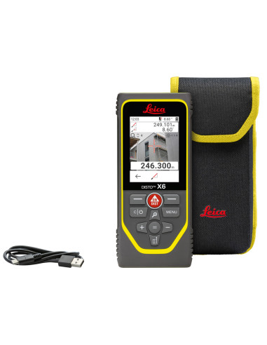 Medidor láser Disto X6 de 250 m con...