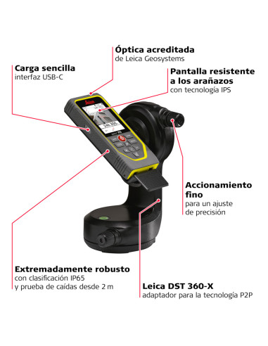 Pack medidor láser Disto X6 P2P