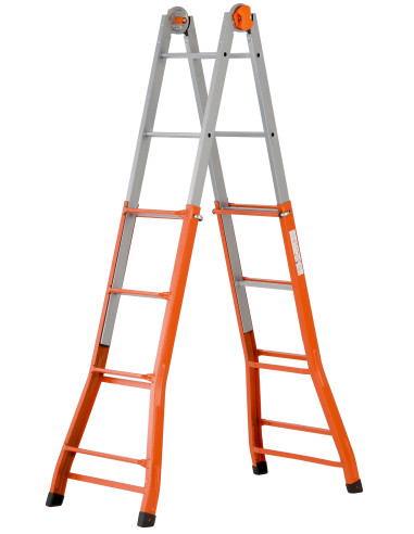 Escalera multifunción telescópica de...