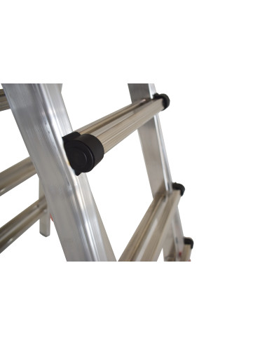 Escalera multiposición telescópica de...