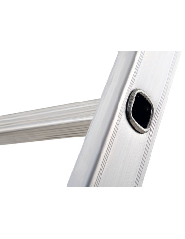 Escalera combinada de 2 tramos con...