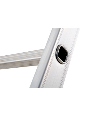 Escalera de apoyo de 2 tramos corredera