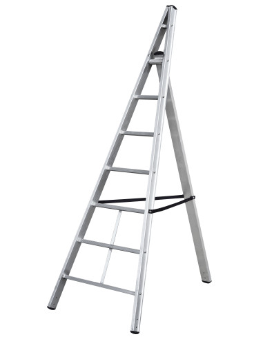 Escalera de tijera triangular de...